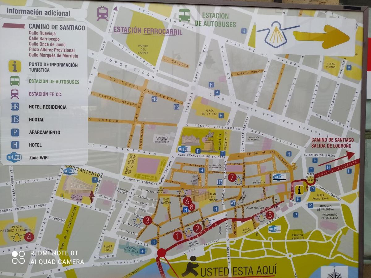 Апартаменты Gonzalo De Berceo 15 " Calidad-Sobrio" And " Free Private Parking " Логроньо Экстерьер фото